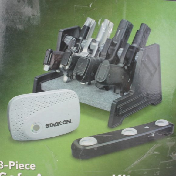 STACK-ON 3 Pieces Safe Accessory Kit:Led Motion Light, Dehumidifier, Pistol Rack - Picture 4 of 13